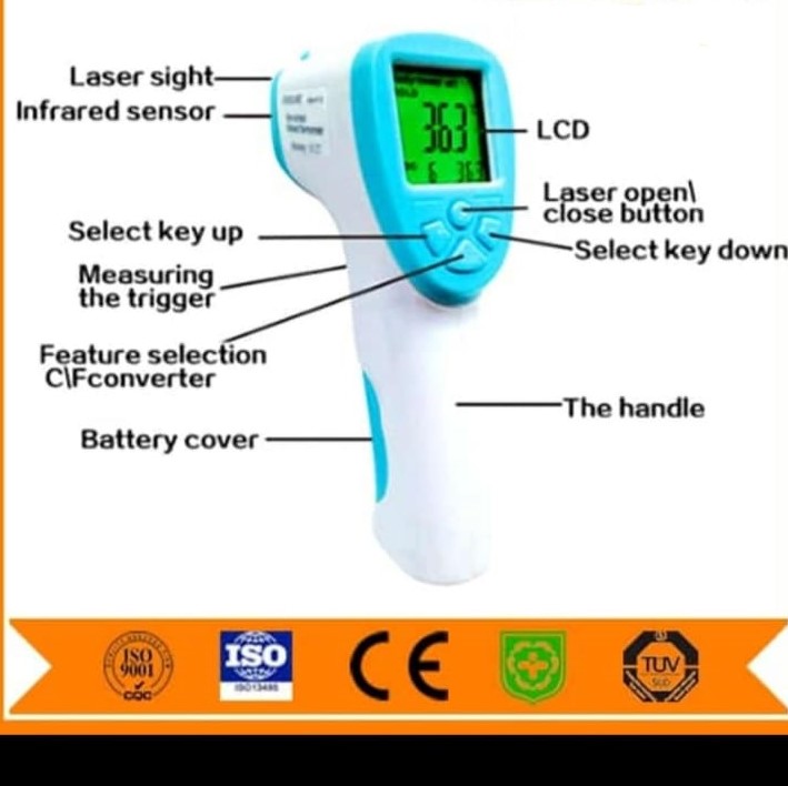 ritters Infrared/Laser Contactless Thermometer